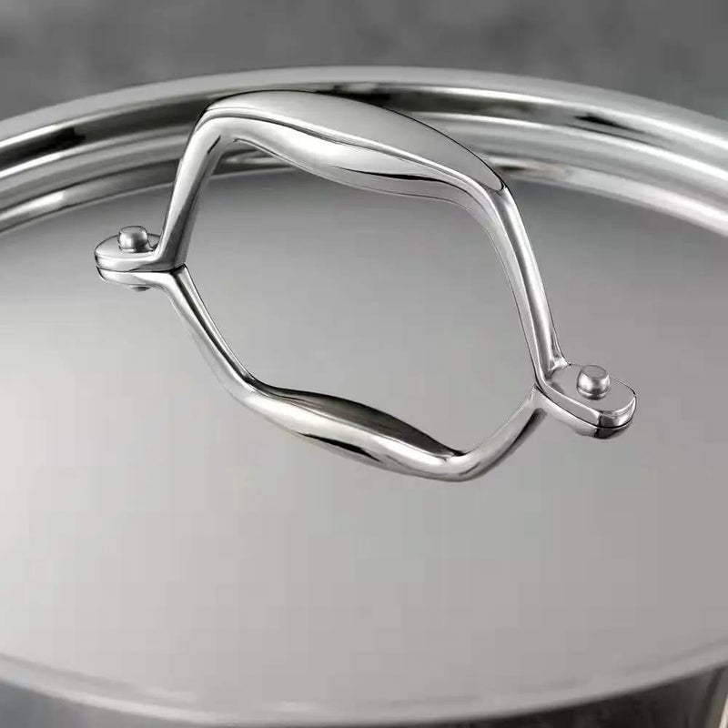 Stainless Steel Tri-Ply Clad 5-Quart Dutch Oven with Lid by HomePacific