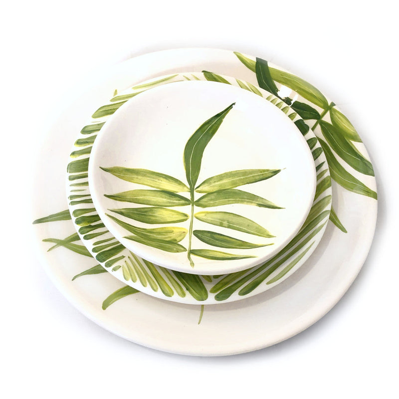 Floating Leaves Dinner Plate - Green, photo 5 of 5