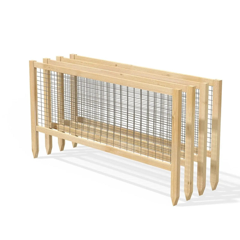 4 Pack Cedar Garden Trellis Set - 45 x 23.5 inch Each - Made in USA by HomePacific