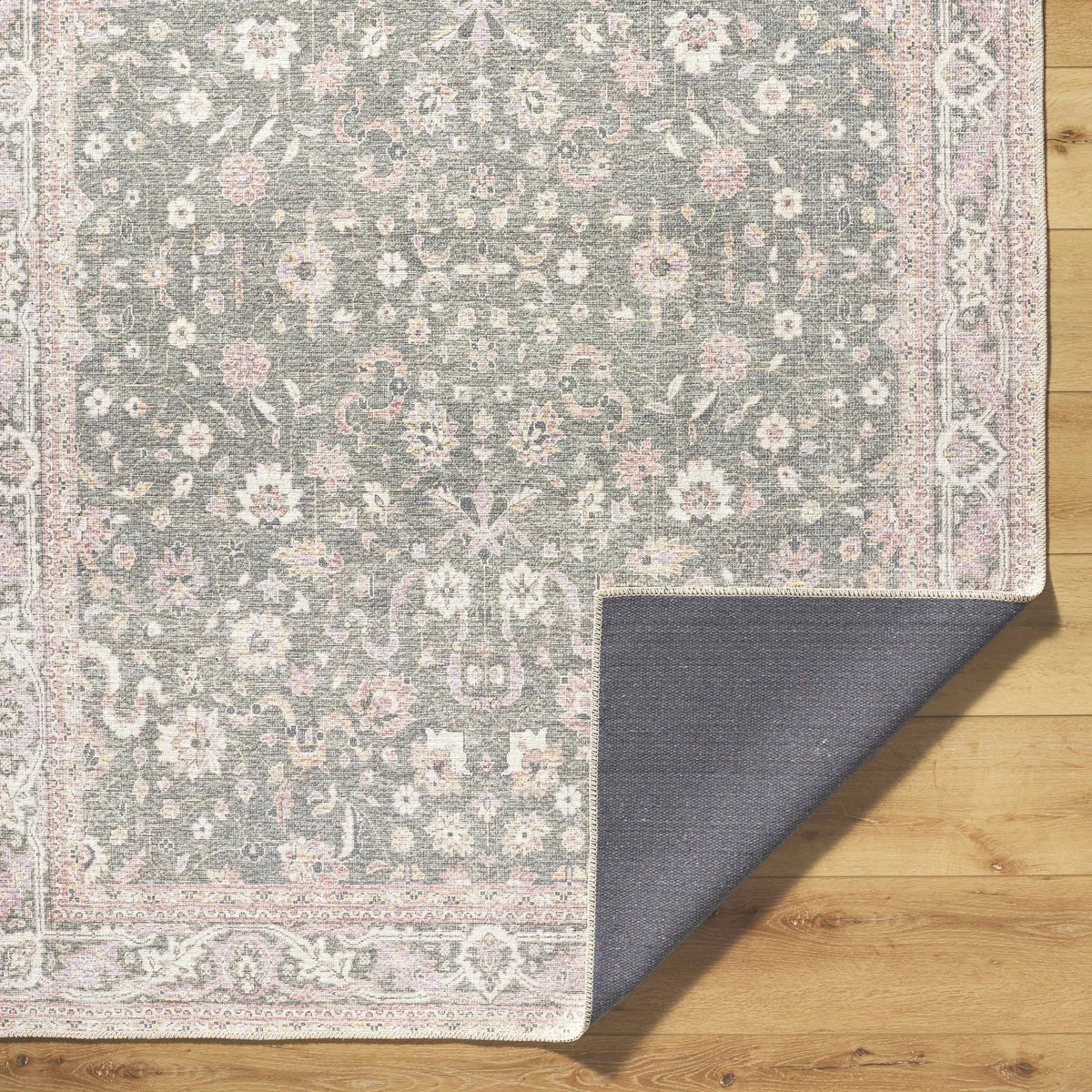 Alyson Vintage Flat Pile Washable Rug, photo 7 of 9