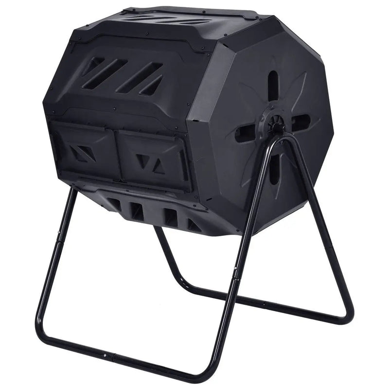 Outdoor 43-Gallon Compost Bin Tumbler Home Garden Composter by HomePacific