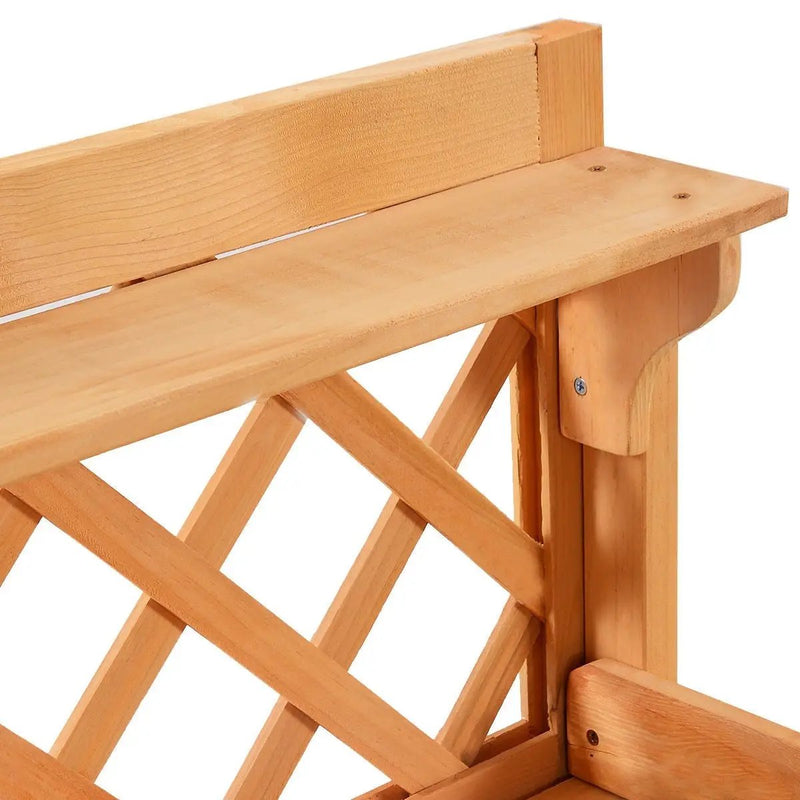 Outdoor Home Garden Wooden Potting Bench with Storage Drawer by HomePacific
