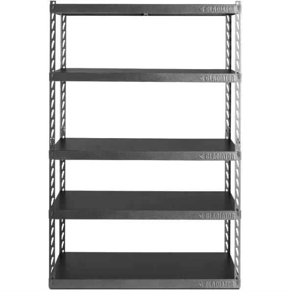 Heavy Duty 48-inch Wide 5-Shelf Metal Shelving Unit by HomePacific