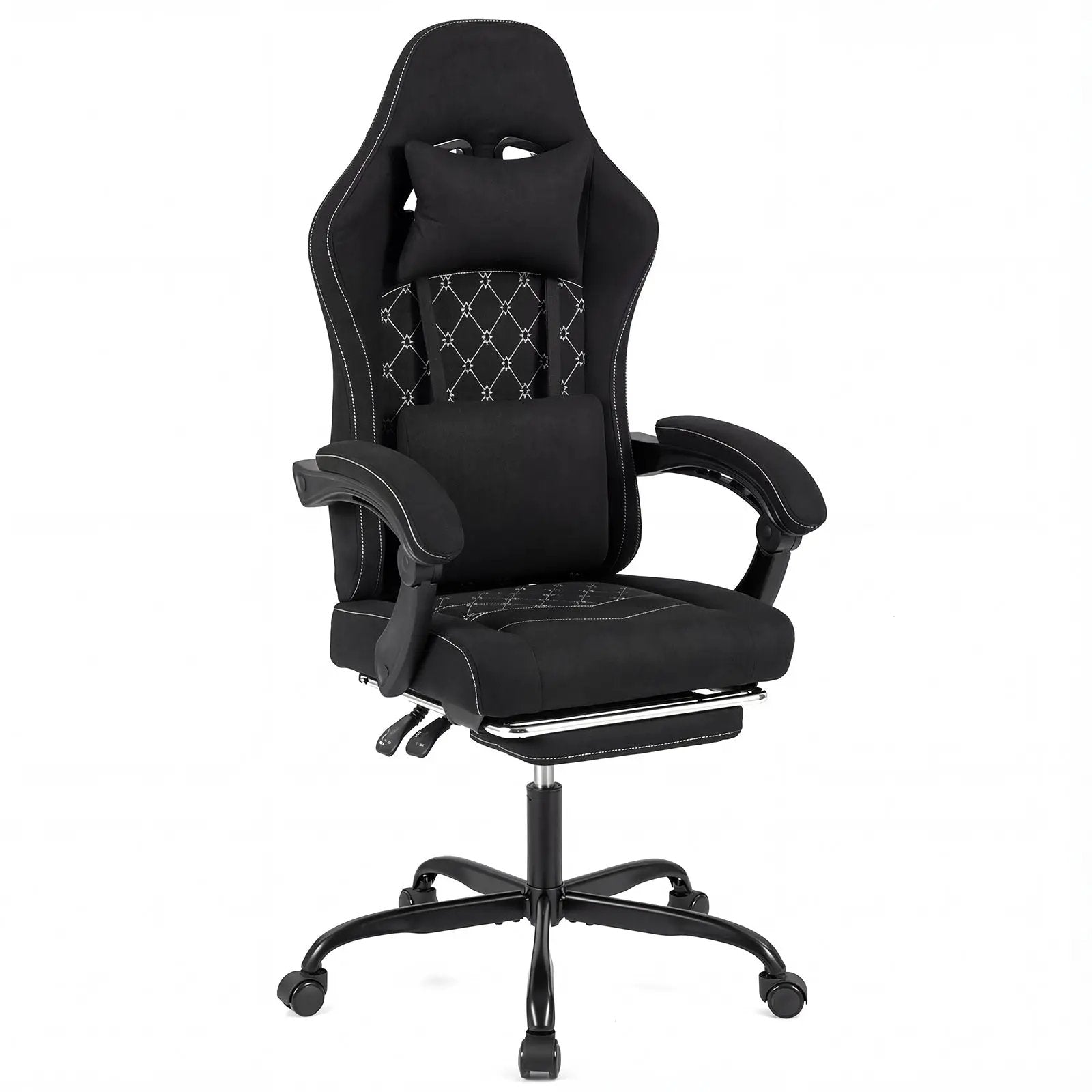 Gaming Chair Height Adjustable Computer Chair with Headrest Video Game Chair by DirectDeals