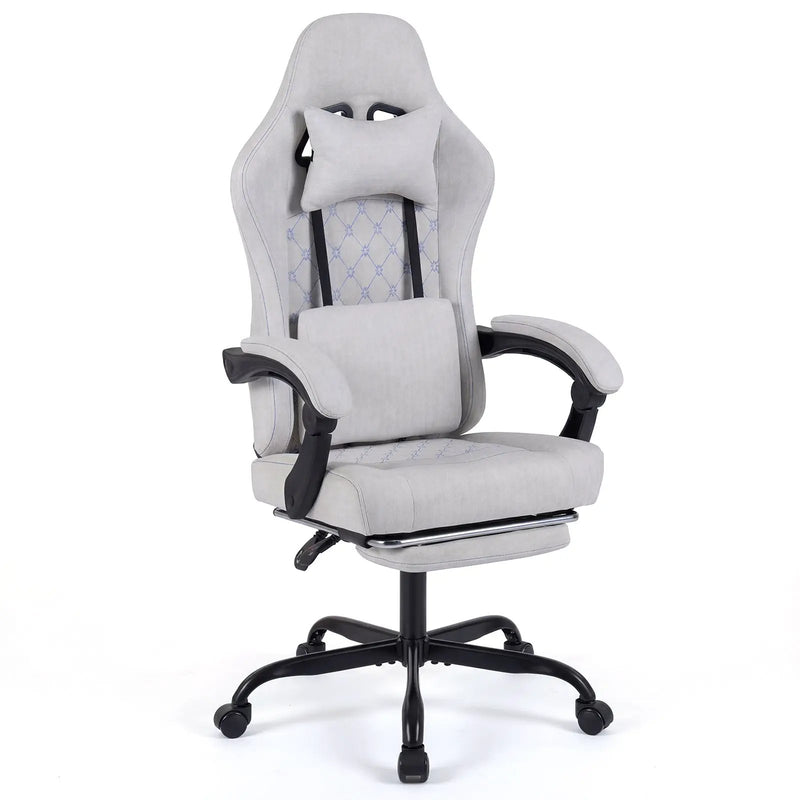 Gaming Chair Height Adjustable Computer Chair with Headrest Video Game Chair by DirectDeals