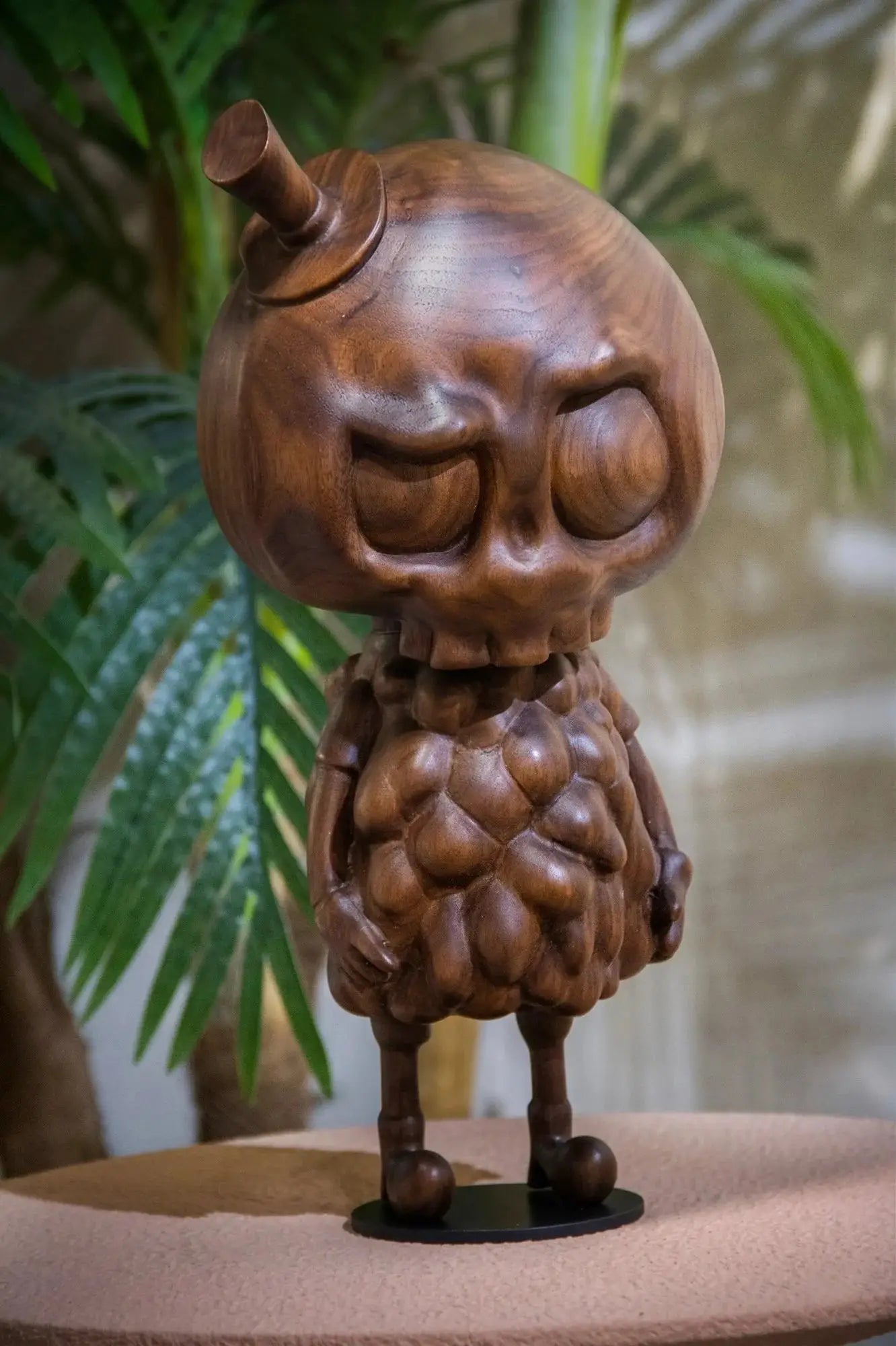 Handcrafted Tycoco Wooden Sculpture - 15" Tall by Gizz