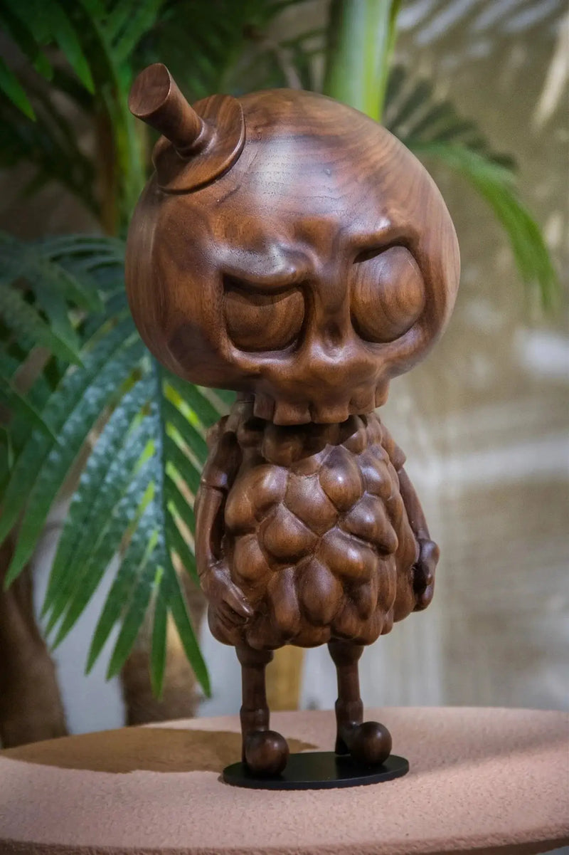 Handcrafted Tycoco Wooden Sculpture - 15" Tall by Gizz