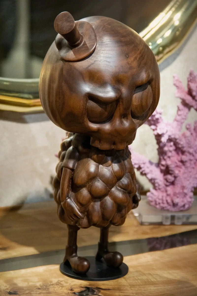 Handcrafted Tycoco Wooden Sculpture - 15" Tall by Gizz