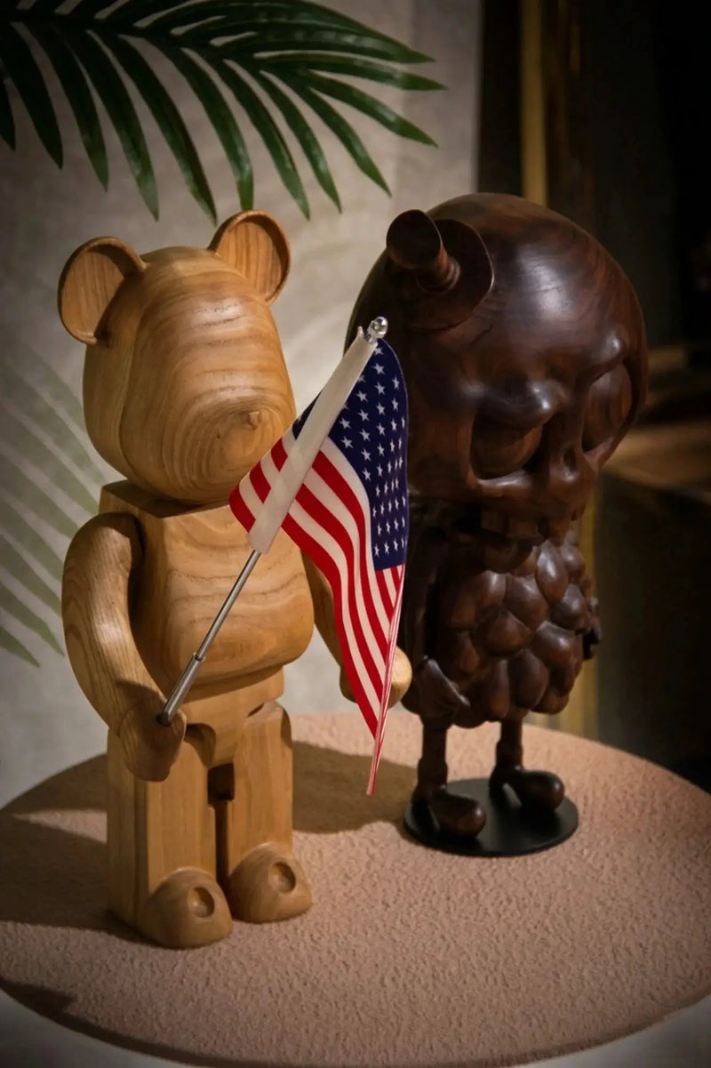 Handcrafted Tycoco Wooden Sculpture - 15" Tall by Gizz