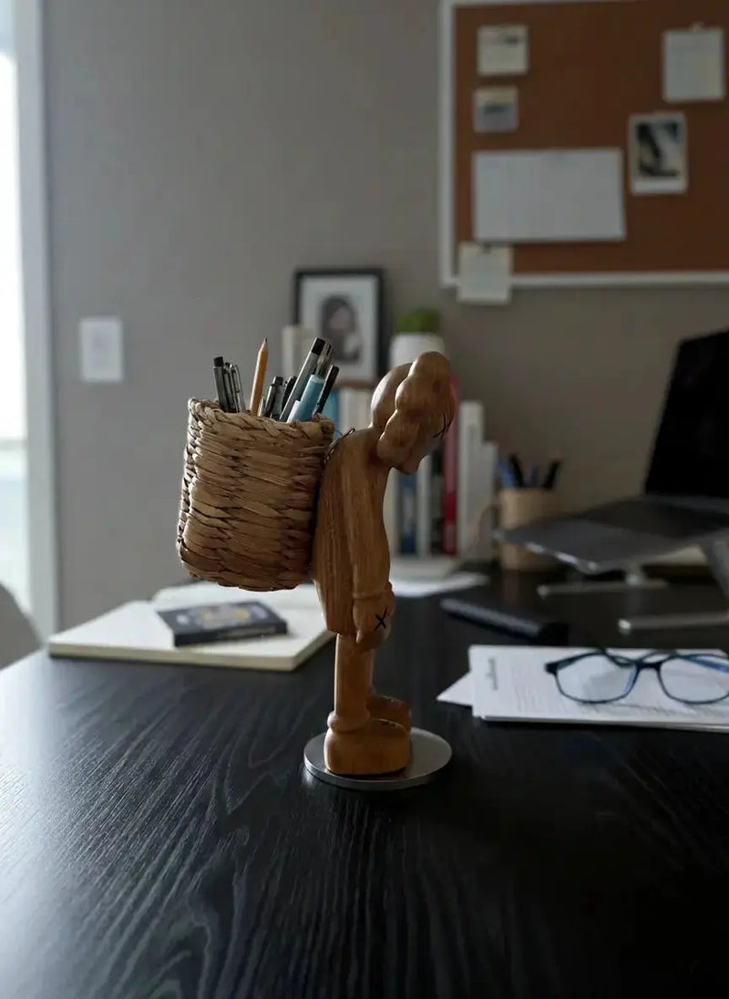 8" Pen Holder Figure Desk Organizer by Gizz