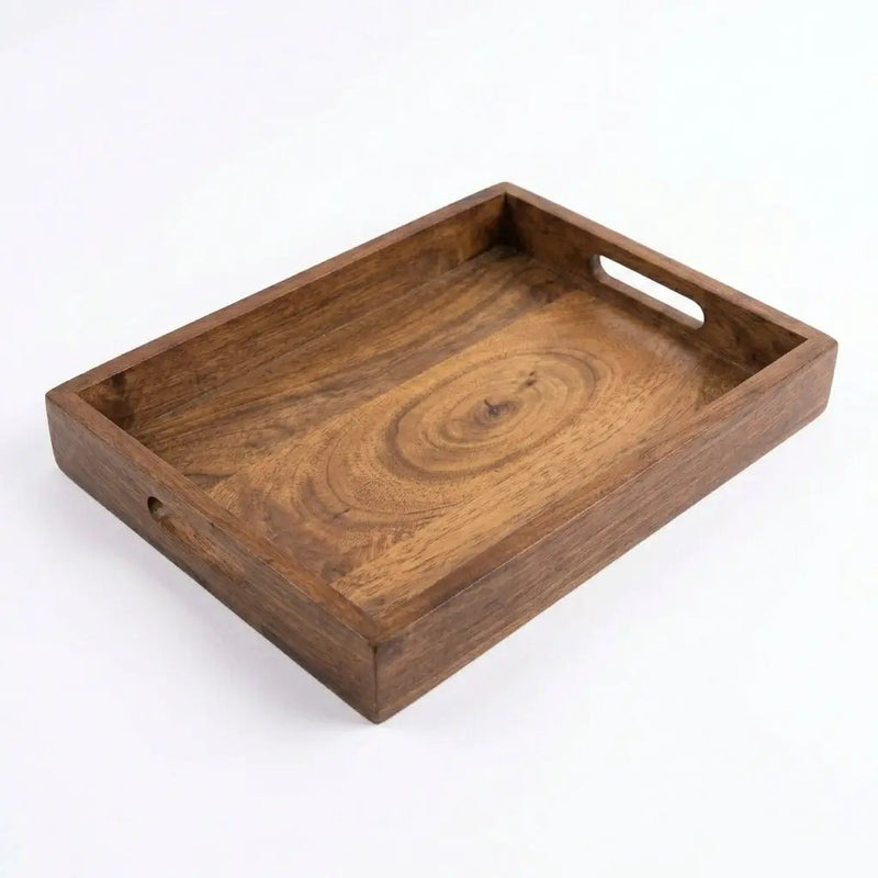 House of Avana Rectangular Mango Wood Serving Tray Medium by House Of Avana