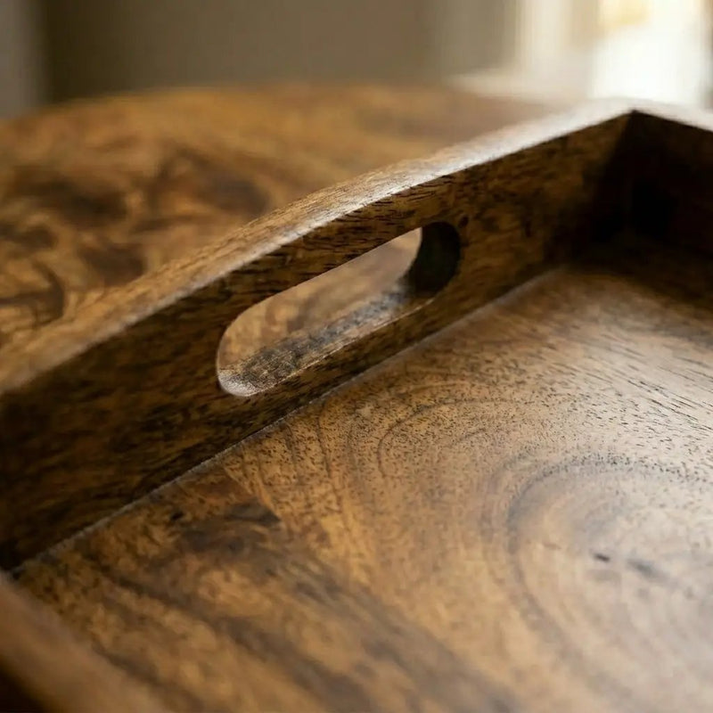 House of Avana Rectangular Mango Wood Serving Tray Medium by House Of Avana