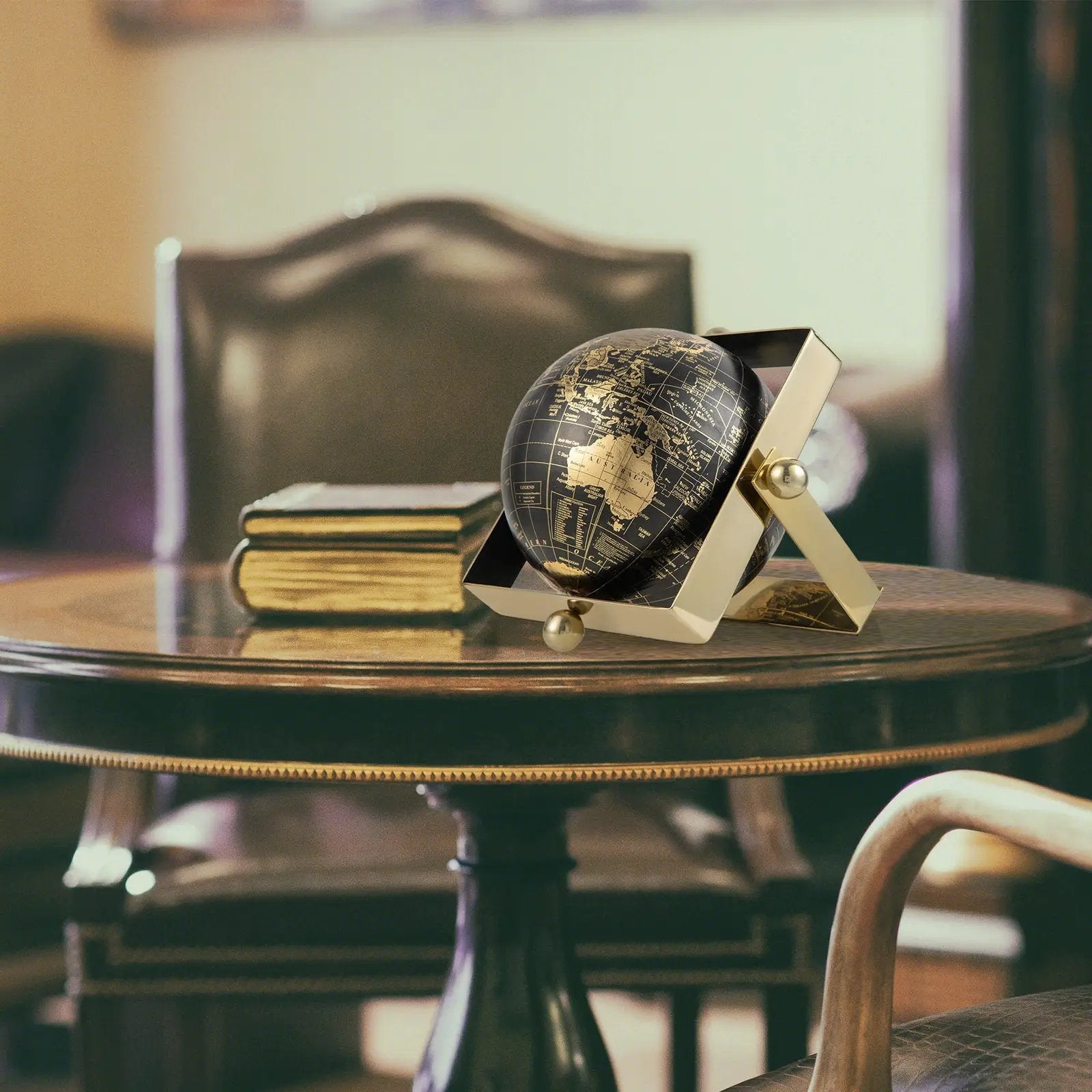 Geographic 6/ 8/ 10 Inch World Globe with Clear Printing and Square Frame by DirectDeals