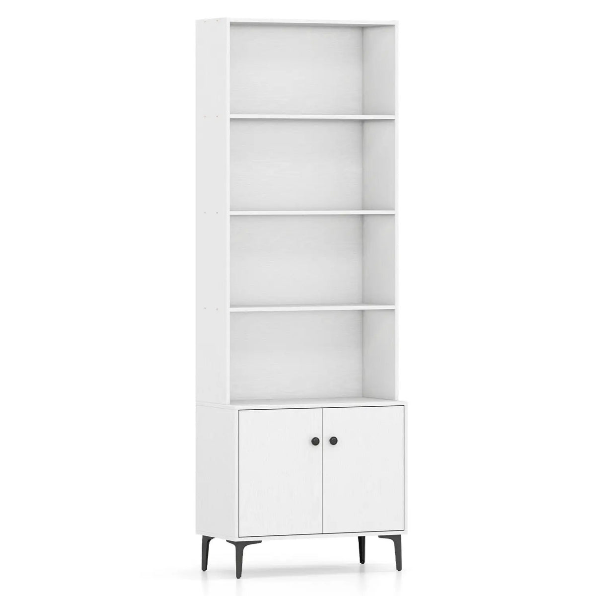 Giantex Bookshelf with Doors and 2 Anti-Tipping Kits for Home Office, photo 4 of 16