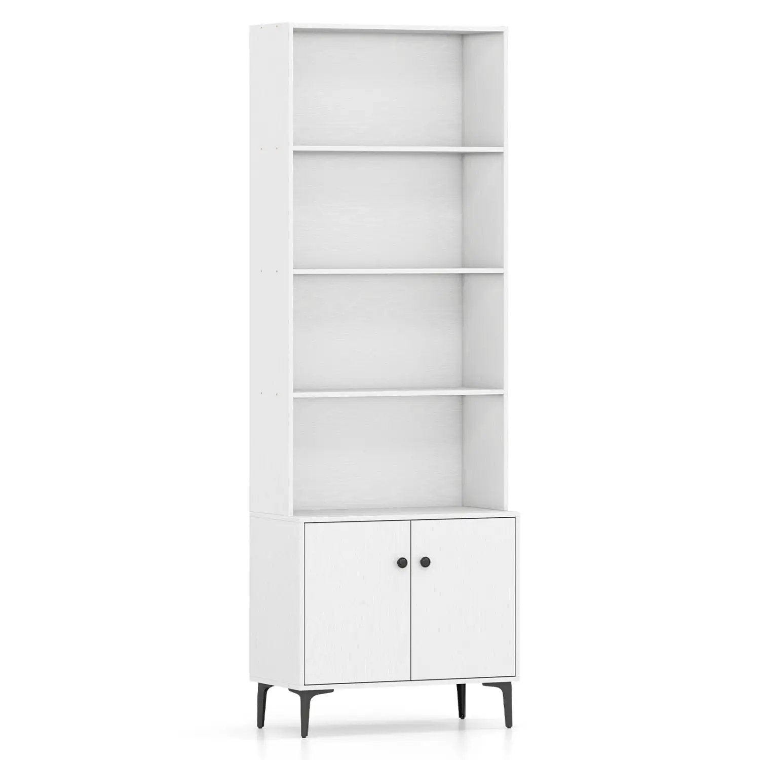 Giantex Bookshelf with Doors and 2 Anti-Tipping Kits for Home Office by DirectDeals
