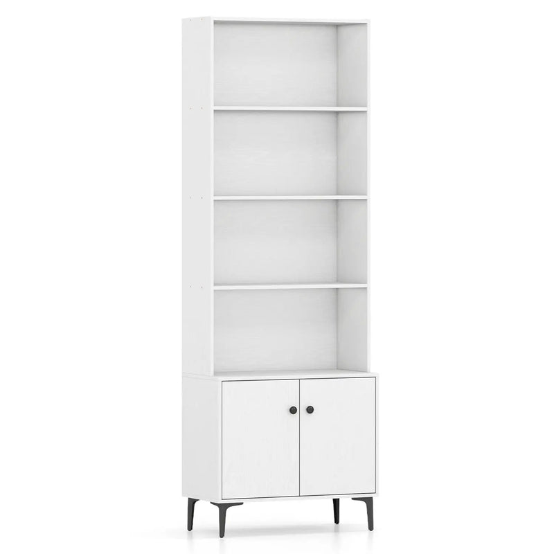 Giantex Bookshelf with Doors and 2 Anti-Tipping Kits for Home Office by DirectDeals