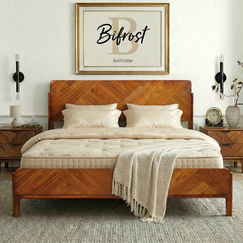 Bifrost Solid Wood Bed Frame by Megsu
