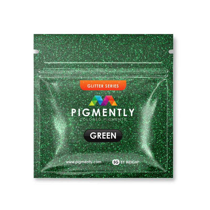 Green Glitter Epoxy Powder Pigment by UltraClear Epoxy