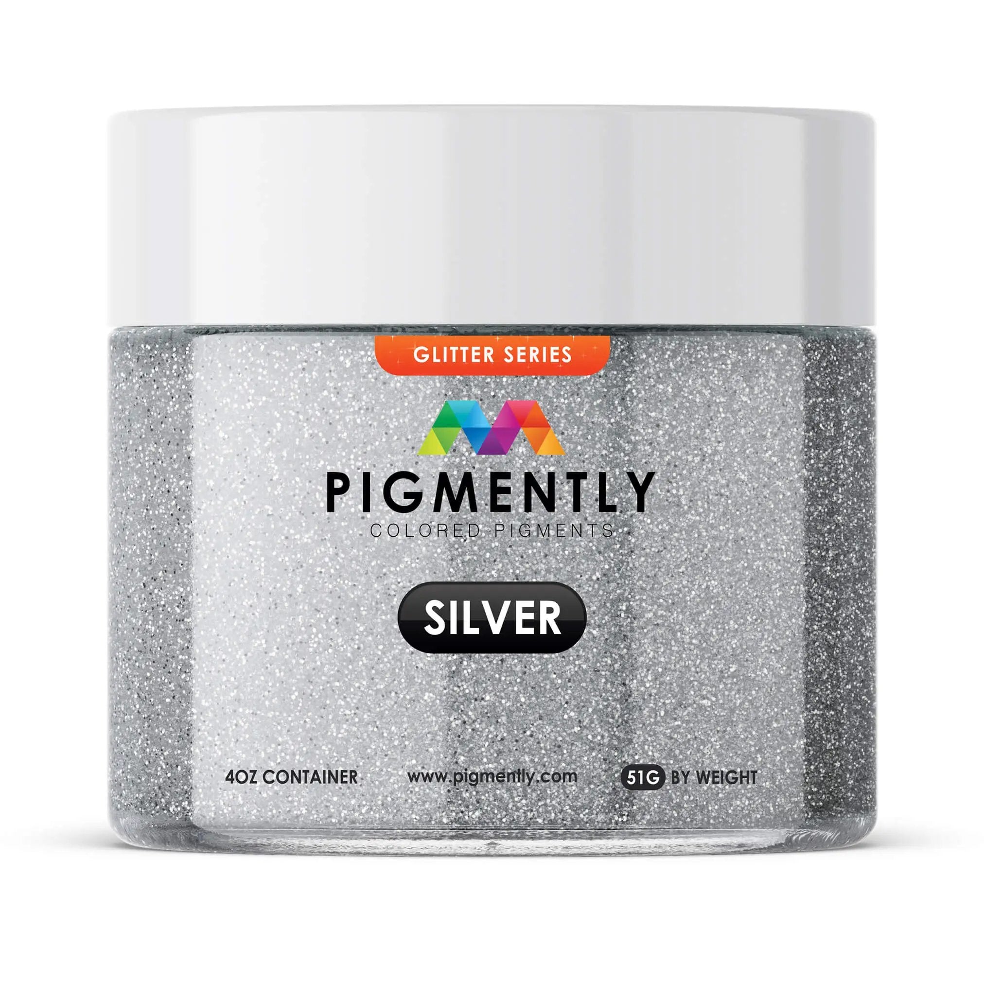 Silver Glitter Epoxy Powder Pigment by UltraClear Epoxy