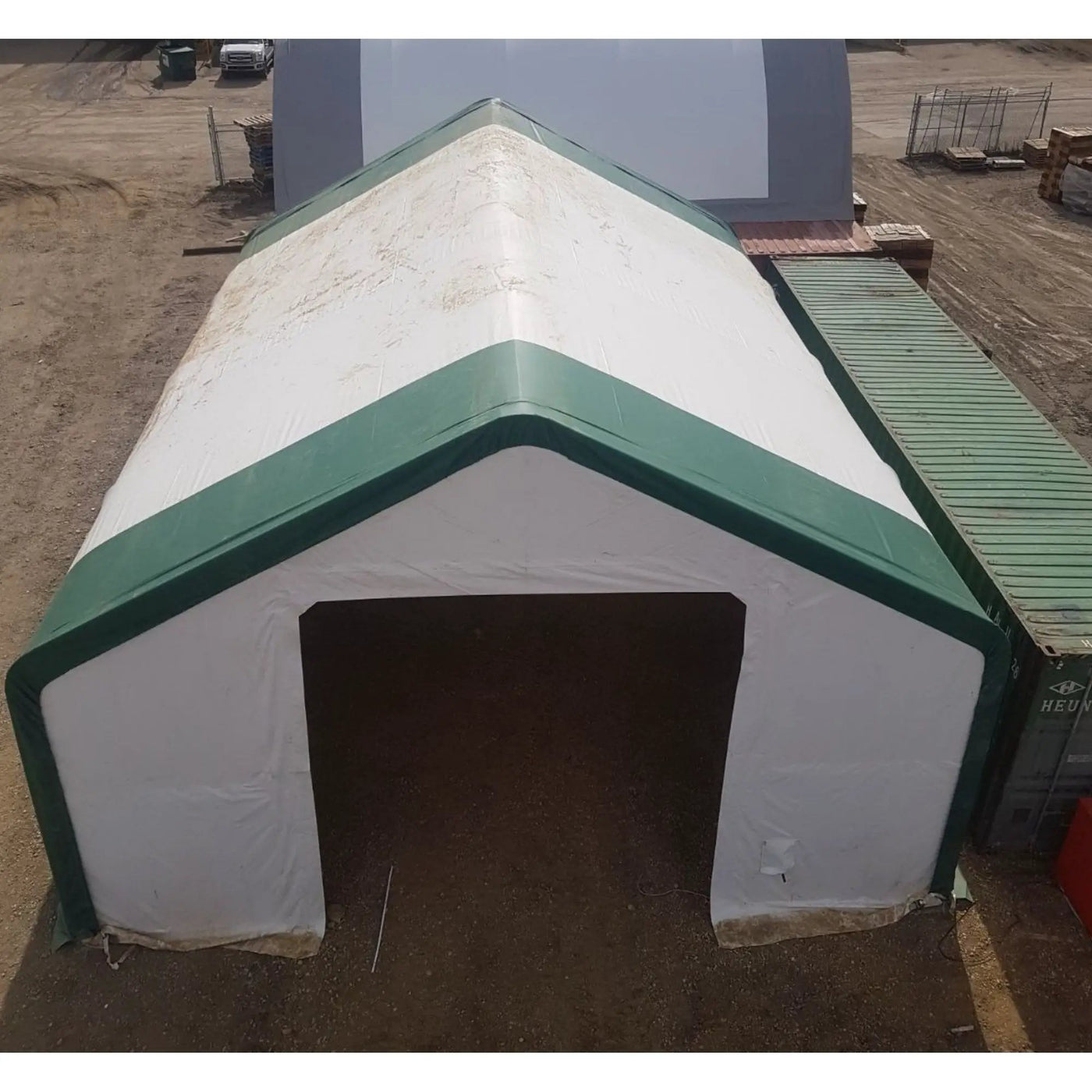 W30'xL60'xH20' Double Truss Storage Shelter by Chery Industrial