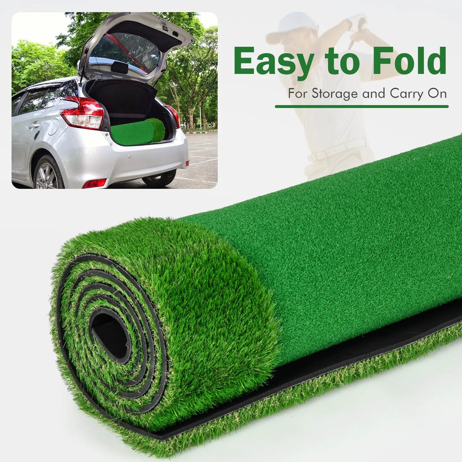 Golf Putting Green with Realistic Artificial Grass Turf by DirectDeals