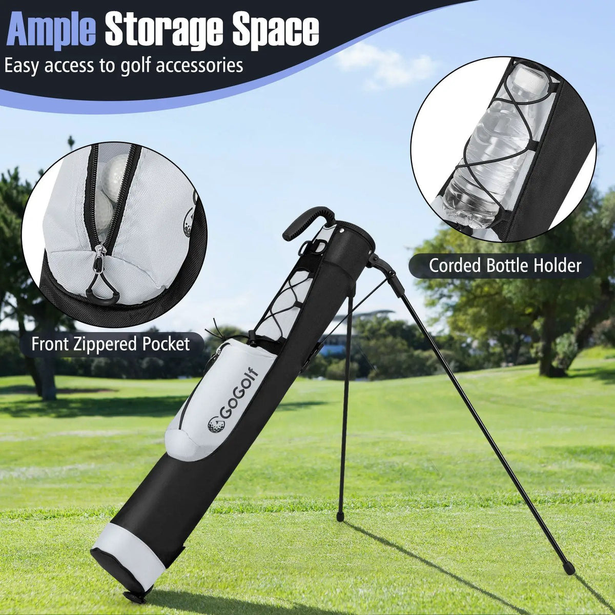 Golf Stand Bag Lightweight Golf Bag for The Driving Range, photo 19 of 24