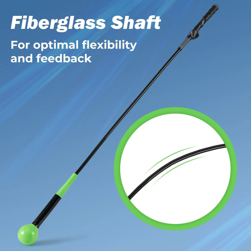 Golf Swing Trainer Aid 47inch/40inch/31.5inch Warm-up Practice Stick with Weighted Head for Grip by DirectDeals