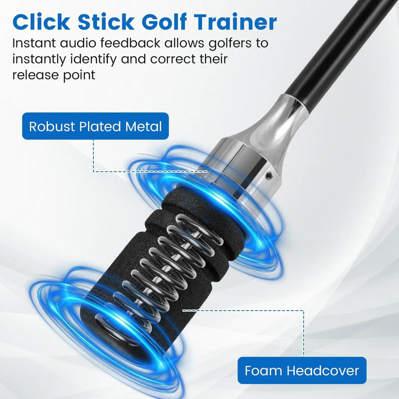 Golf Swing Trainer Click Stick Swing Training Aid for Speed Flexibility Balance by DirectDeals