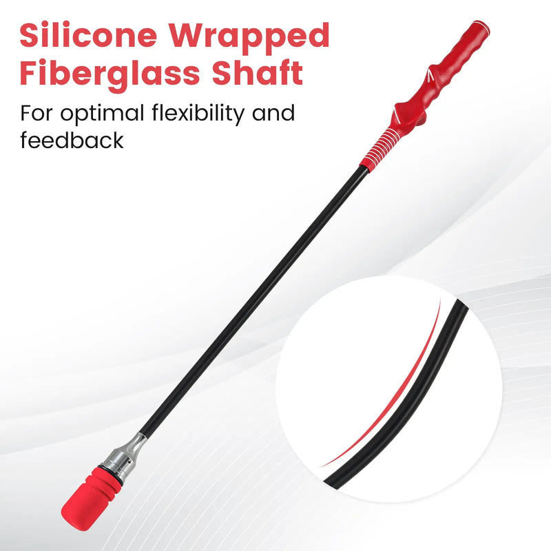 Golf Swing Trainer Click Stick Swing Training Aid for Speed Flexibility Balance by DirectDeals