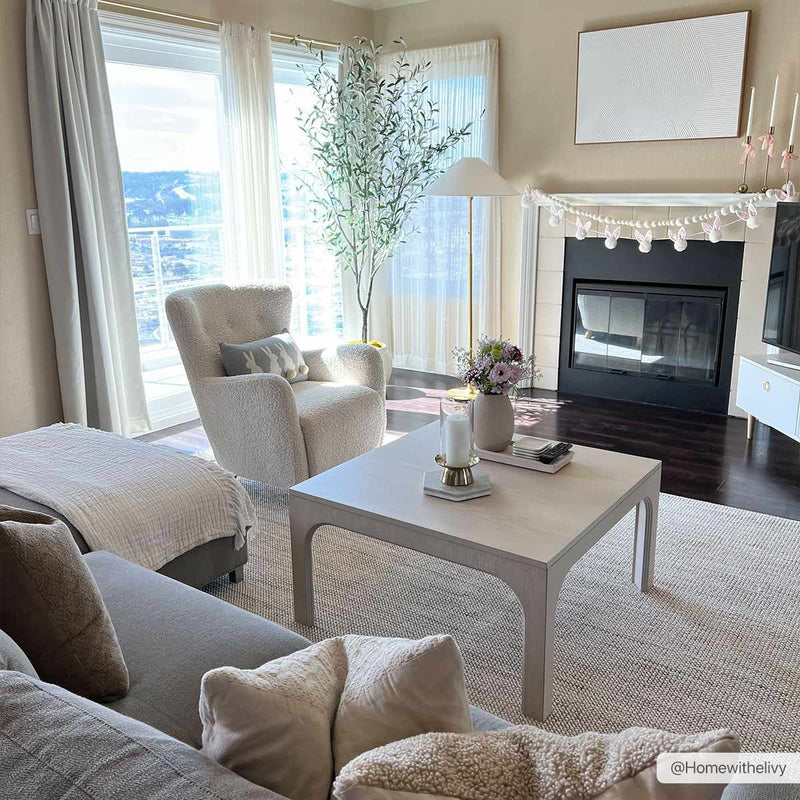 Gowan Beige Area Rug by Hauteloom