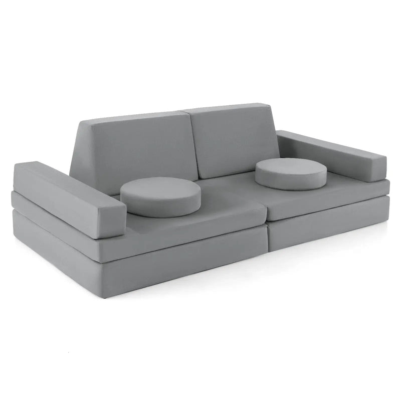 10-Piece Kids Play Couch Sofa with Portable Handle by DirectDeals