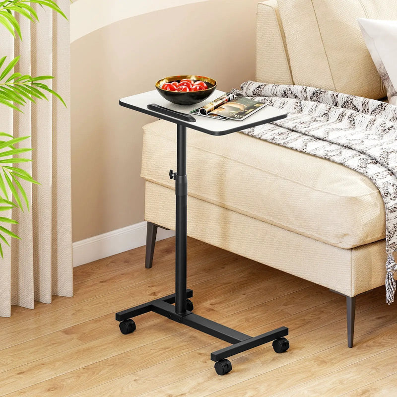 Overbed Rolling Food Tray Table by DirectDeals