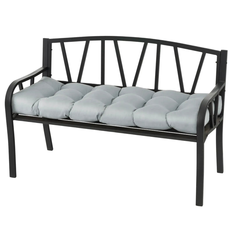 Indoor Outdoor Tufted Bench Cushion with Soft PP Cotton by DirectDeals