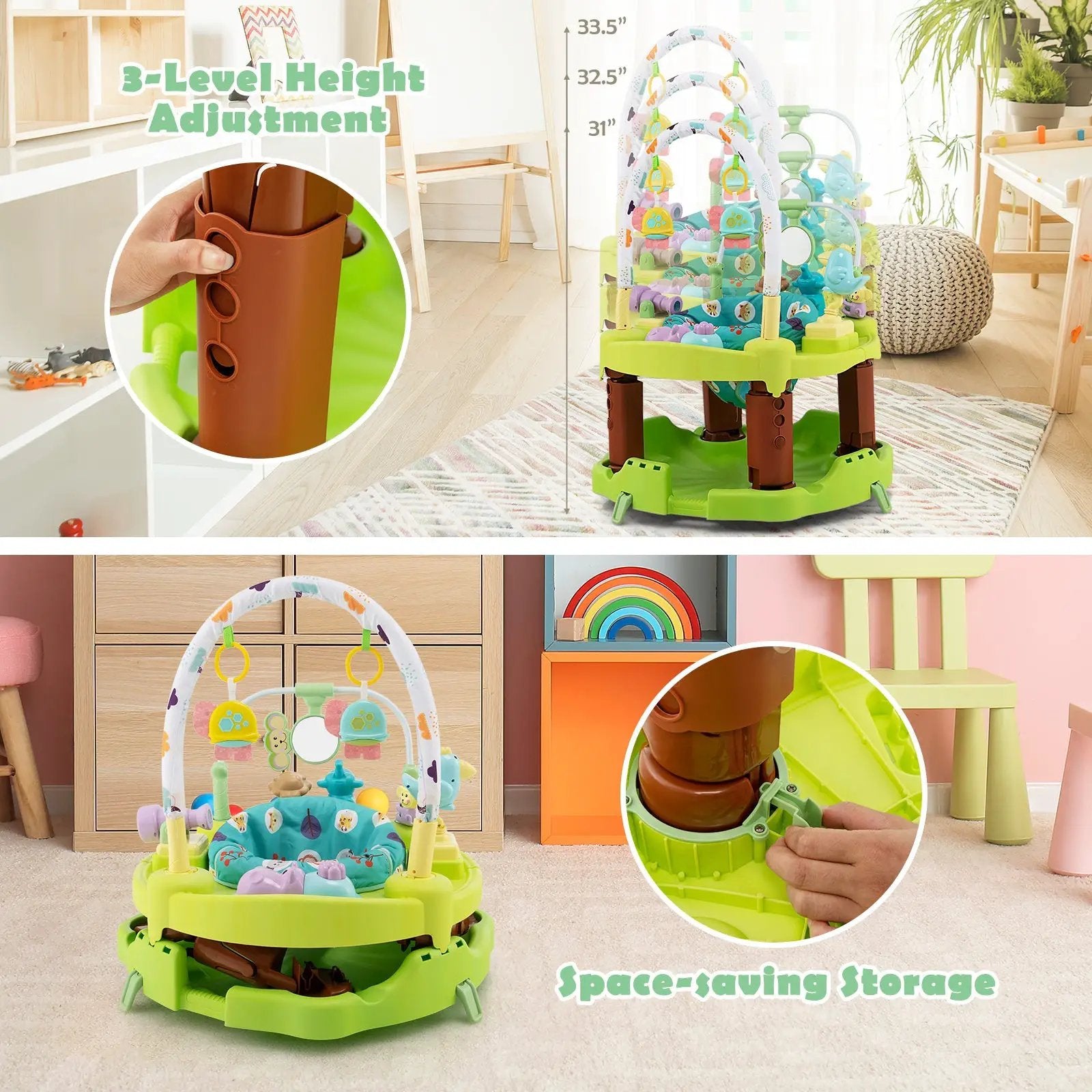 3-in-1 Baby Activity Center with 3-position for 0-24 Months by DirectDeals