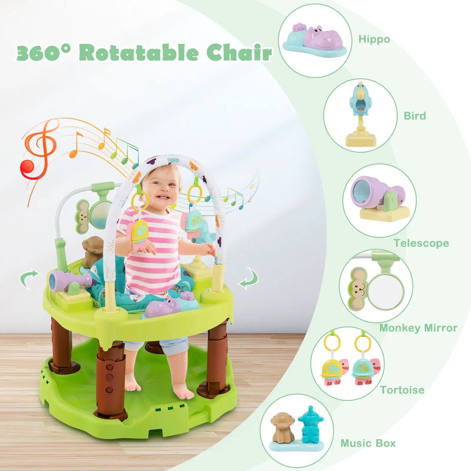 3-in-1 Baby Activity Center with 3-position for 0-24 Months by DirectDeals