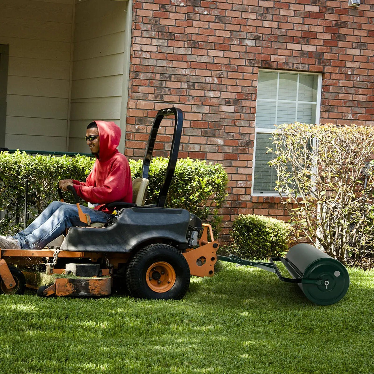 Metal Lawn Roller with Detachable Gripping Handle, photo 2 of 9