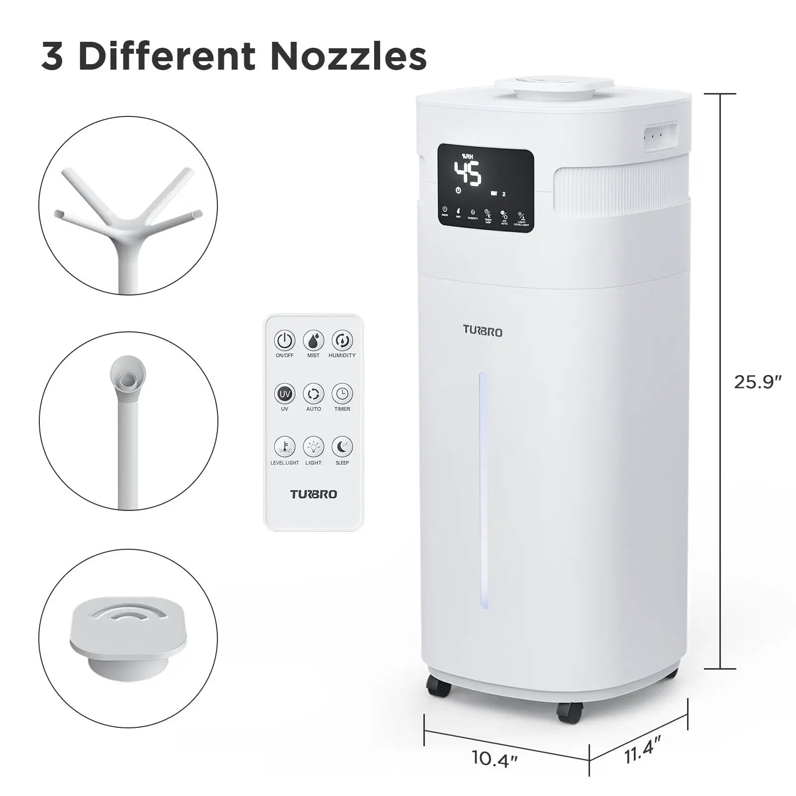 Greenland 5.3Gal WiFi Commercial Humidifier by TURBRO