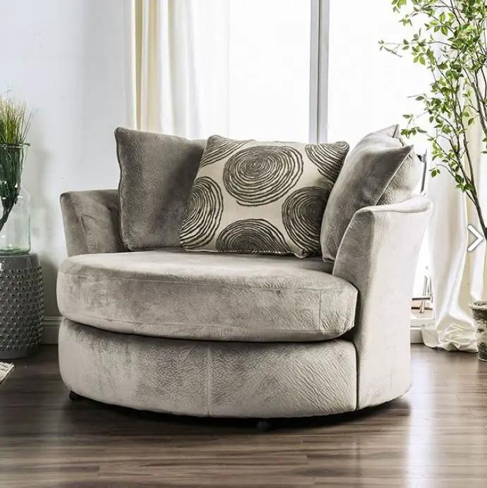 Groovy - Smoky Grey - 2pc Sectional Collection by Unique Piece Furniture