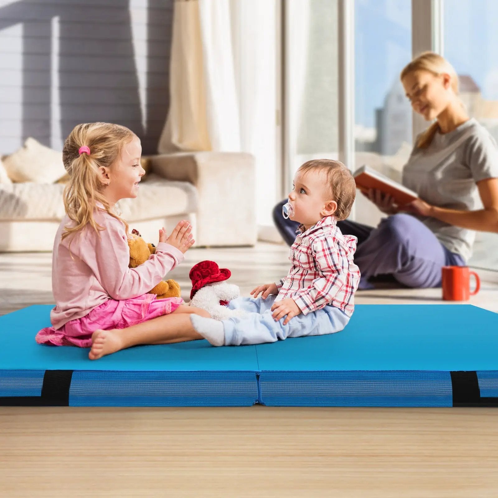 4ft x 4ft x 4in Bi-Folding Gym by DirectDeals