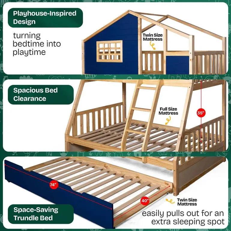 Treehouse Kid Bunk Bed by Megsu