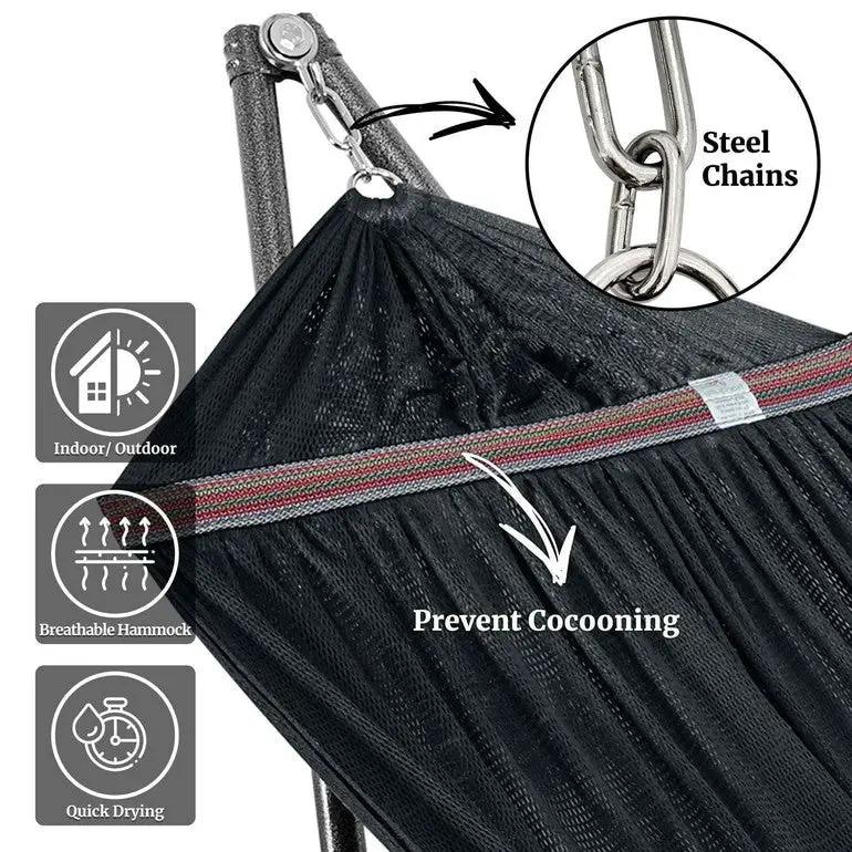 Universal Hammock with Medium Size Stands by Megsu