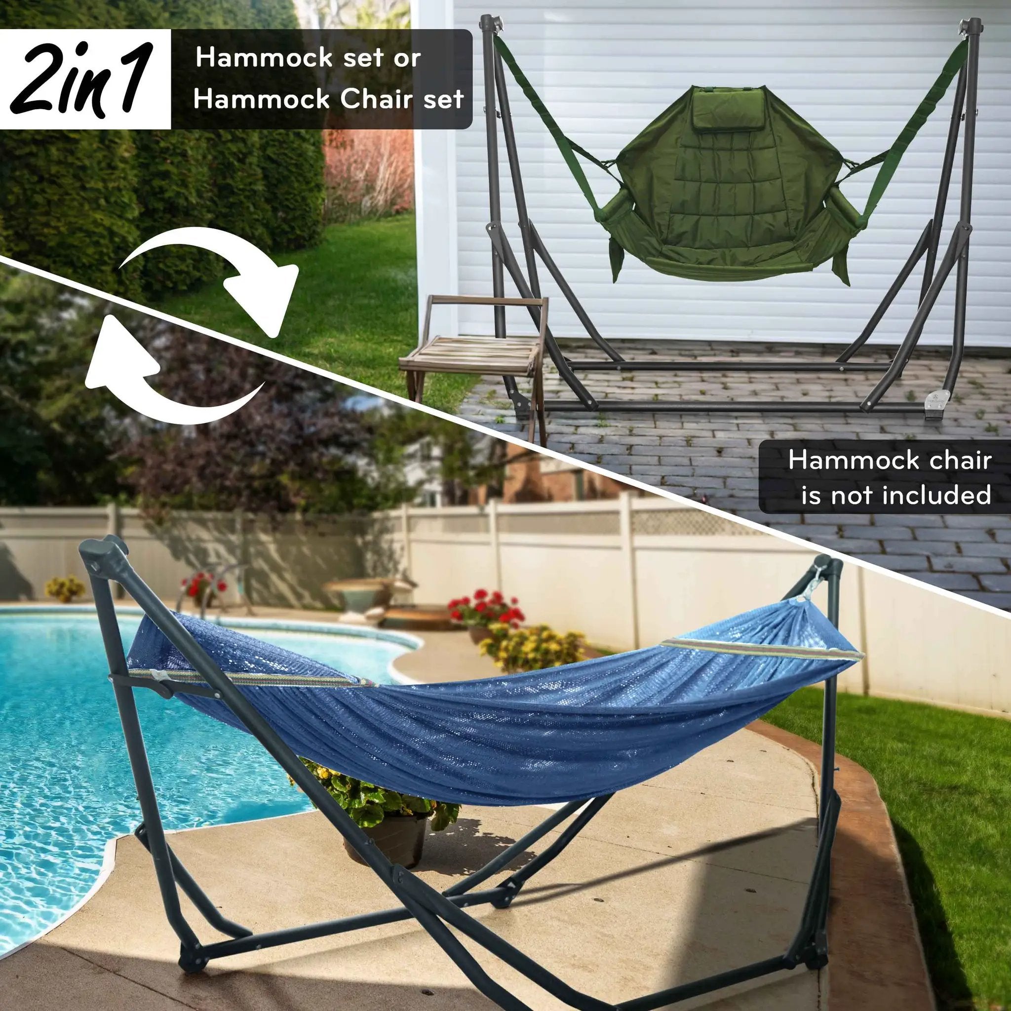 Tranquillo UniGen Transforming Hammock Stand for Ultimate Relaxation by Megsu