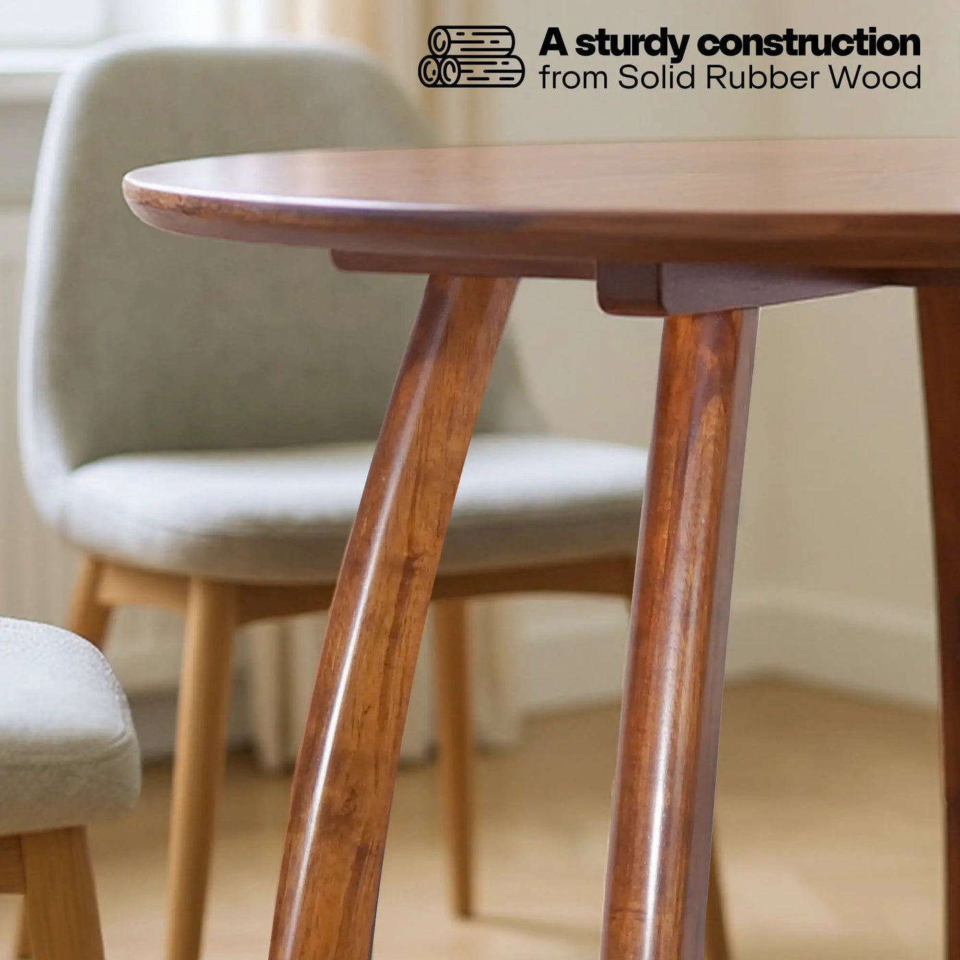 Alma 36 Inches Round Dining Table by Megsu