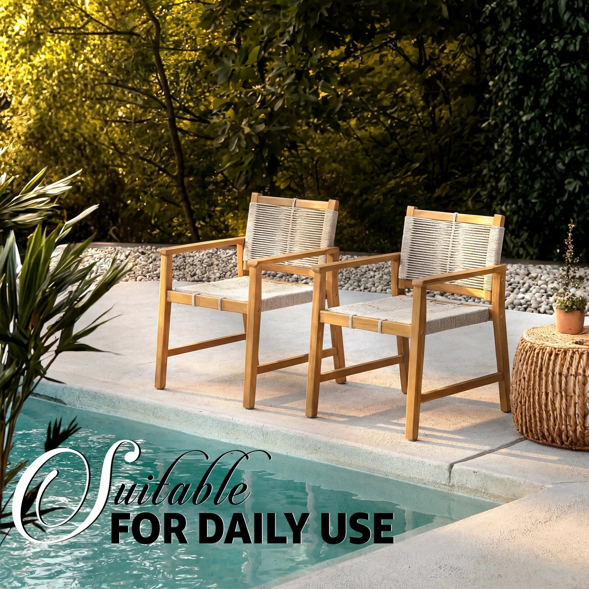 Heritage Wide Outdoor Armchair by Megsu