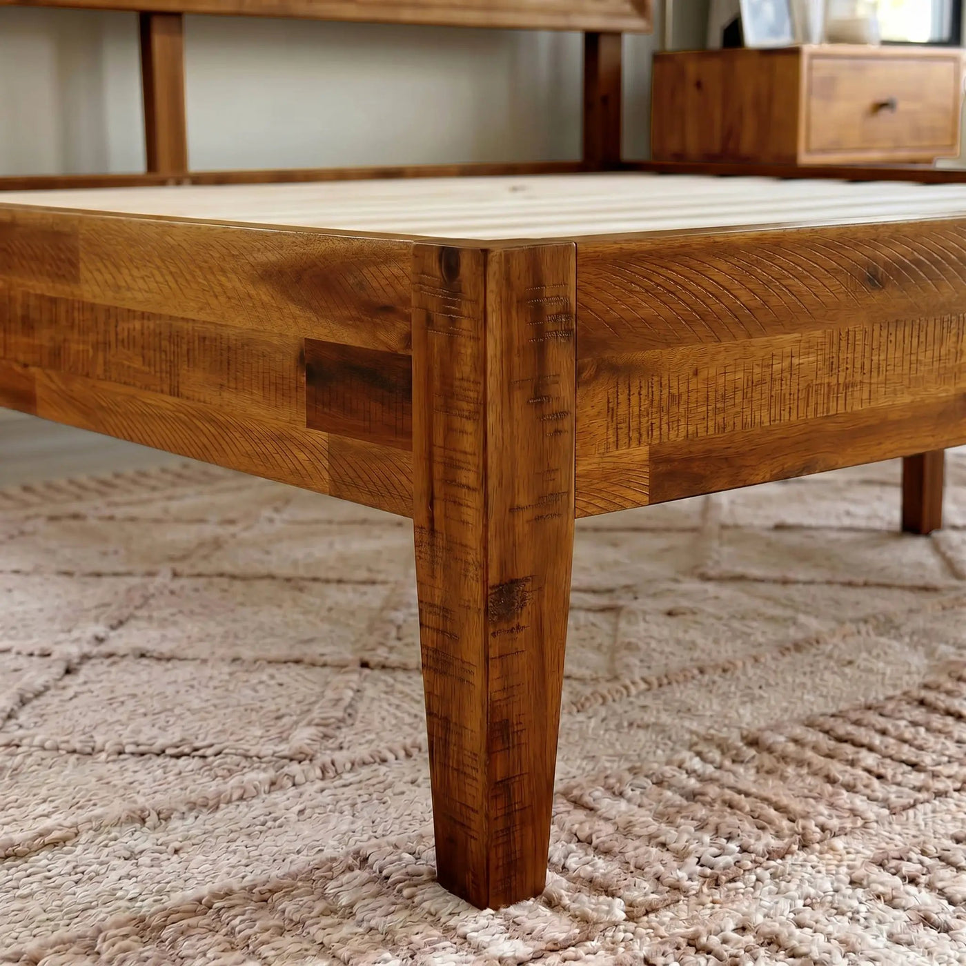 Sierra Solid Wood Bed Frame by Megsu