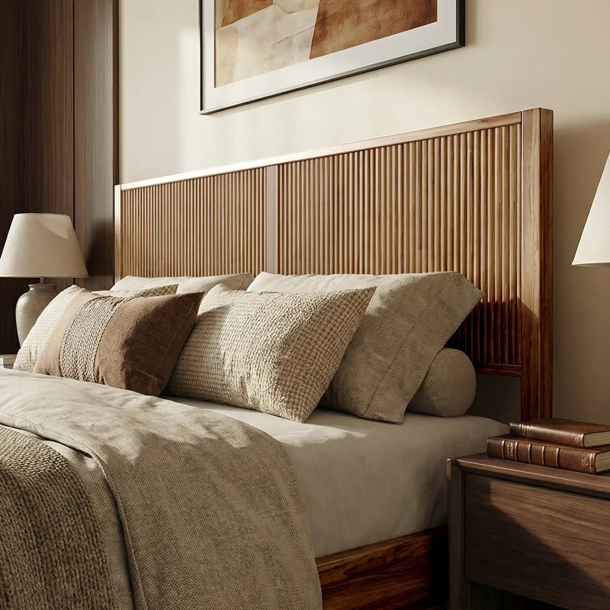 Bosk Solid Wood Bed Frame by Megsu