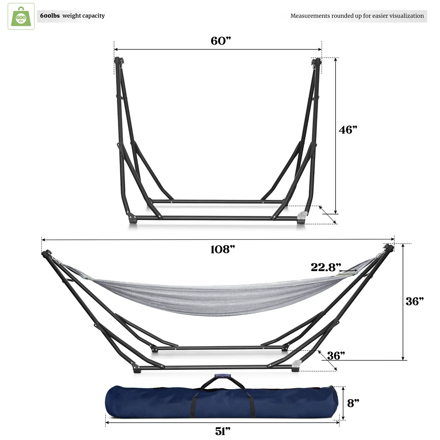 UniGen Transforming Hammock Stand by Megsu