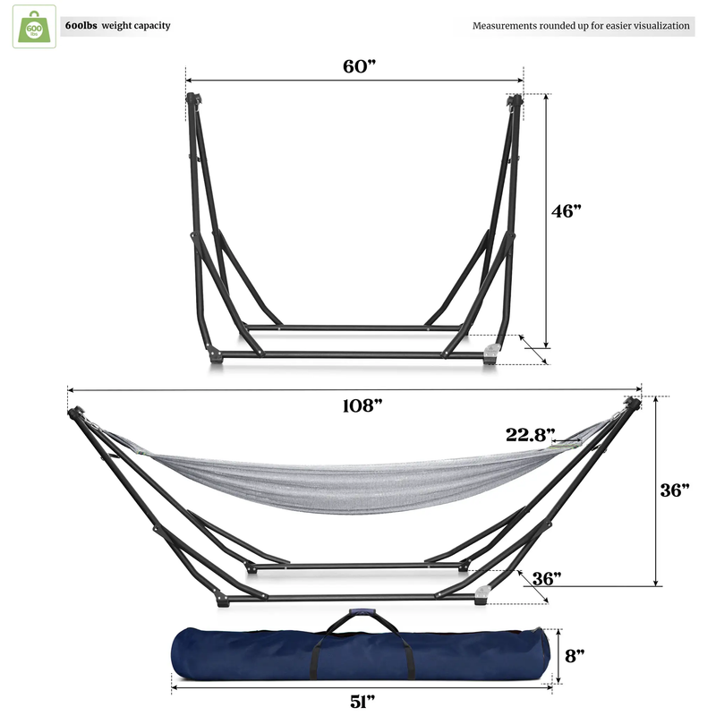 Tranquillo UniGen Transforming Hammock Stand for Ultimate Relaxation by Megsu