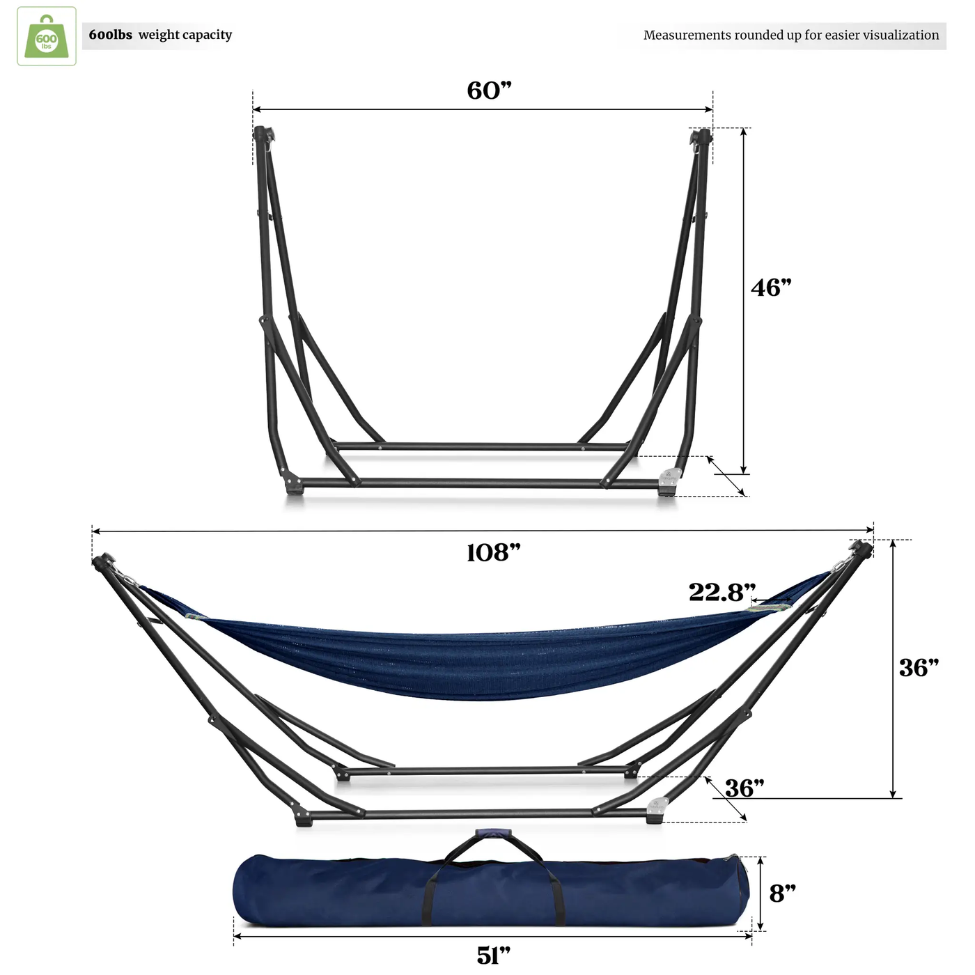 UniGen Transforming Hammock Stand by Megsu