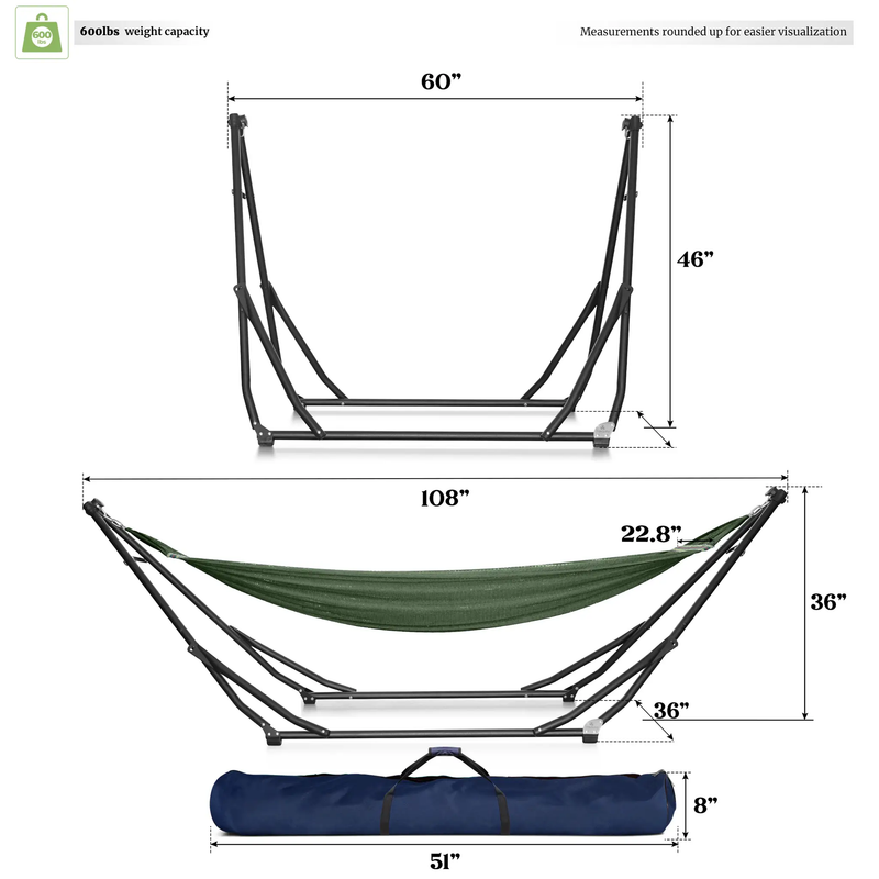 Tranquillo UniGen Transforming Hammock Stand for Ultimate Relaxation by Megsu